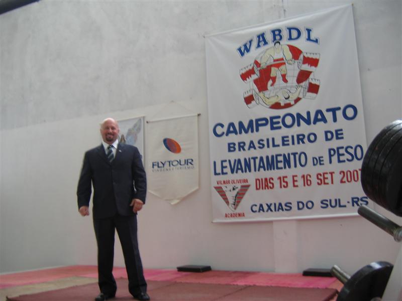 Vilmar Oliveira, presidente da WABDL para America do Sul